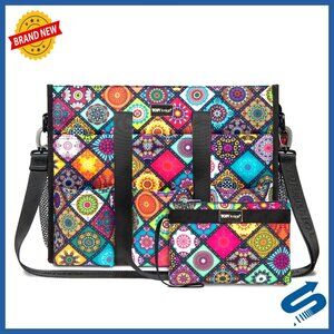 Utility Tote Bag Water Resistant Professional Work Organizer 22 Pockets Thick
